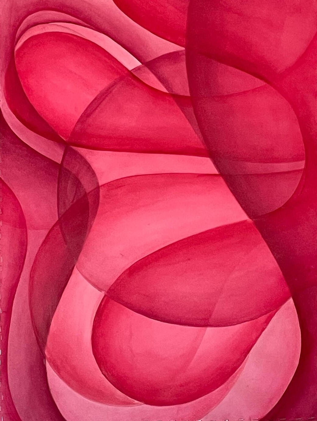 'Begonia' Watercolor 22x30